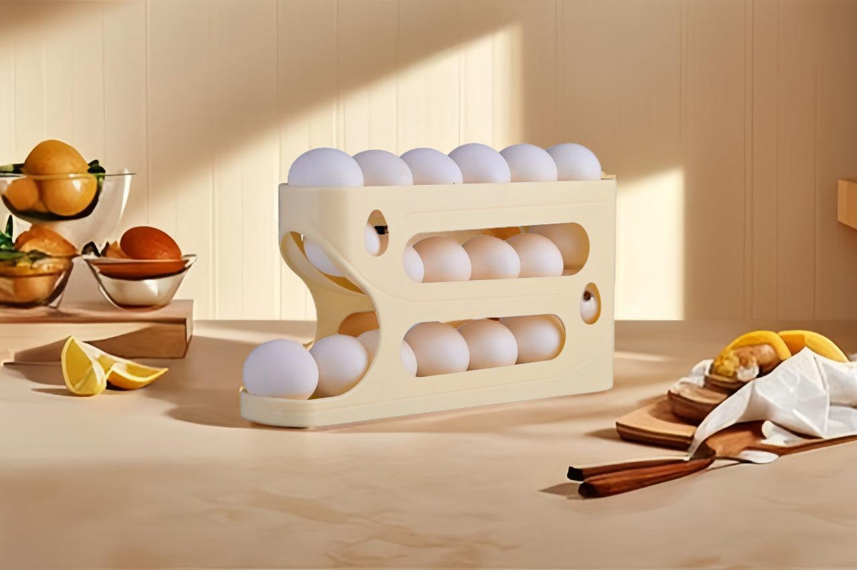 Rolling Egg & Lemon Dispenser for 18-24 Eggs
