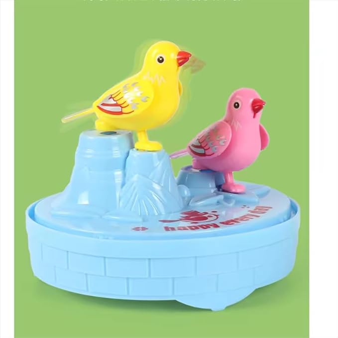 Lovely Talking Bird Cage for Kids with Light, Music & Voice