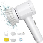 Electric Cleaning Brush (Cordless) – Rotary Scrubber with 3 Brush Heads for Bathroom, Kitchen & Floor Cleaning