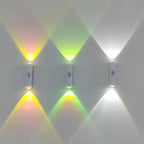 Up & Down Lit Hill Shape Sensor LED Wall Lights