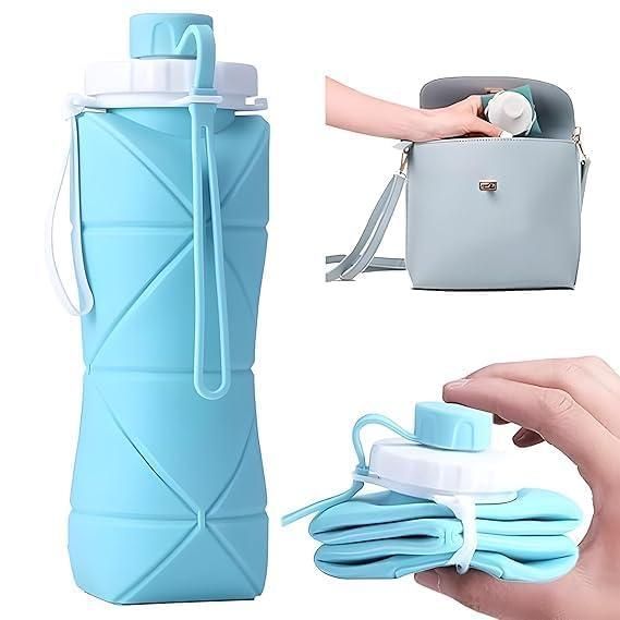 Foldable Silicone Water Bottle – Leak Proof