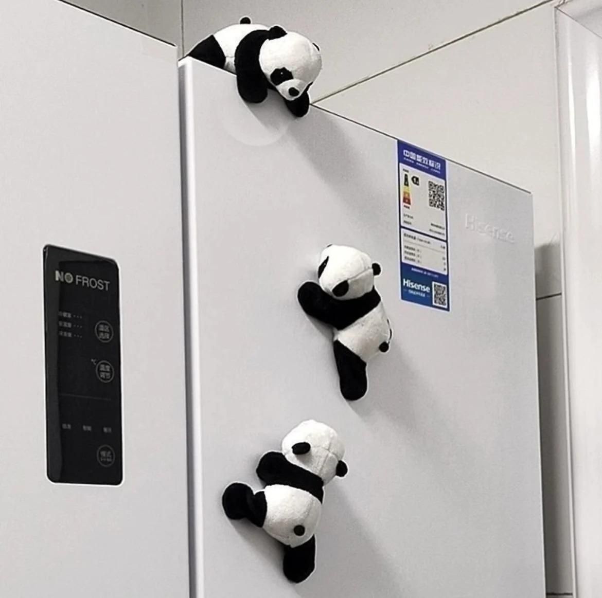 Cute Panda Fridge Magnets (Pack of 4)