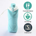 Foldable Silicone Water Bottle – Leak Proof