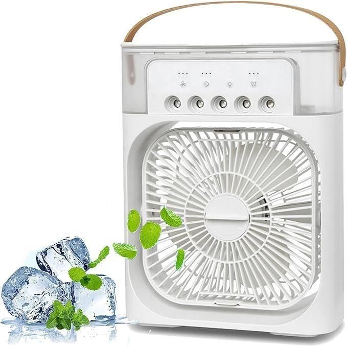 Portable USB Air Cooler Fan with Water Spray