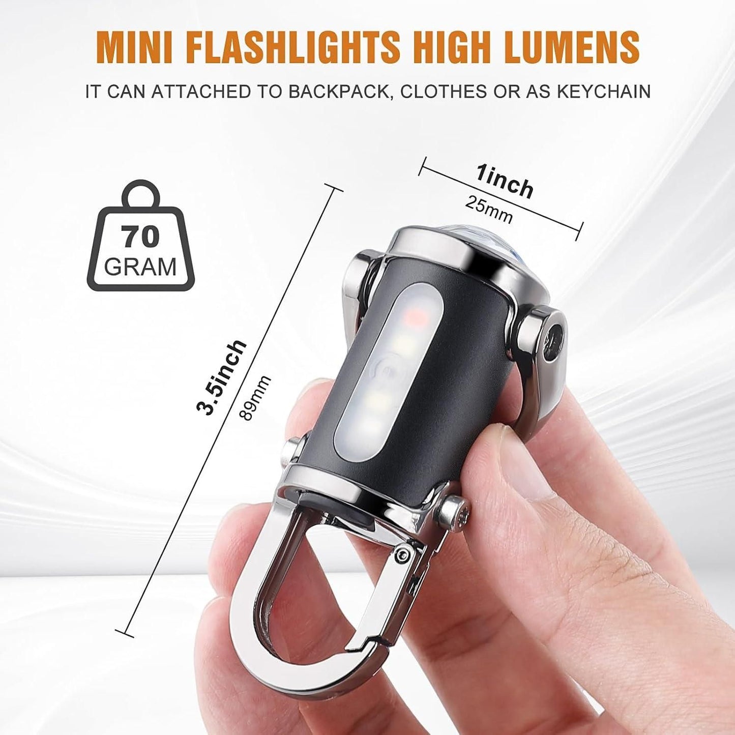 Rechargeable Keychain Flashlights