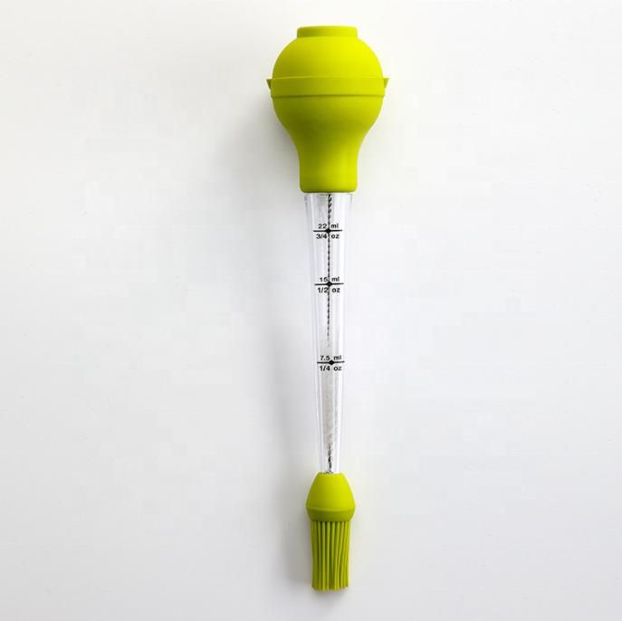 2-in-1 Silicone Oil Brush & Marinade Injector