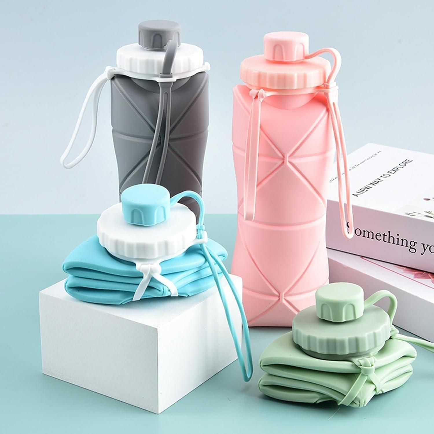 Foldable Silicone Water Bottle – Leak Proof
