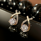 Cross Bling Minimal Earrings