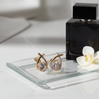 Cross Bling Minimal Earrings