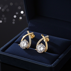 Cross Bling Minimal Earrings
