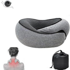 Wander Plus Travel Neck Pillow Black and Grey