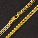 Heavy Gold Plated Cuban Link Chain for Men & Boys