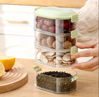 3-layer transparent spice storage boxes