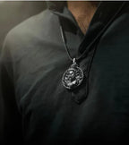 Hanuman Ji Pendant Oxidized Silver Chain