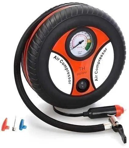 Automatic Car Tyre Air Compressor – Emergency Portable Tyre Inflator for Cars, Bikes & SUVs